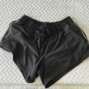 Black LuluLemon Hotty hot shorts